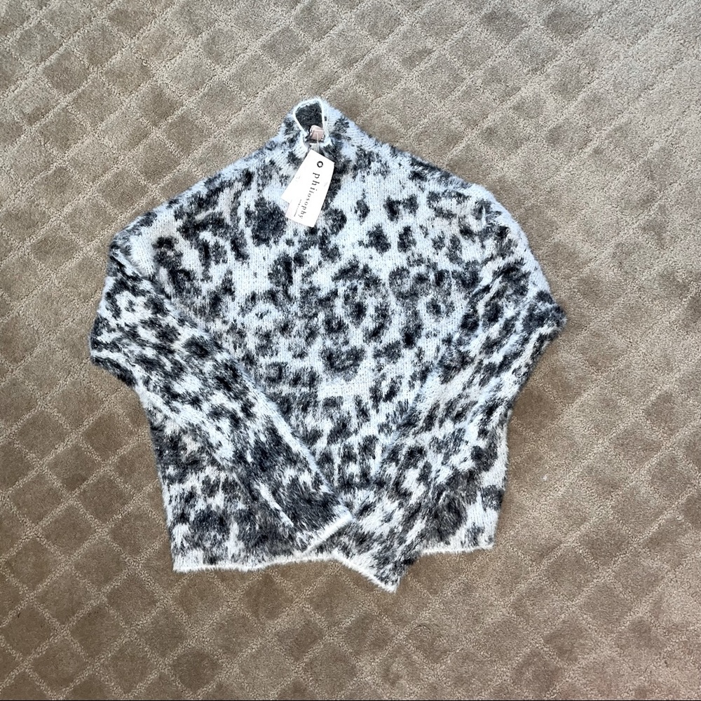 Philosophy leopard print sweater
